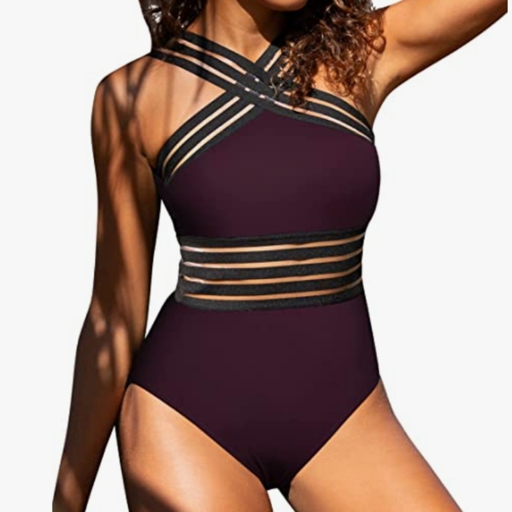NWOT Crossover Swimsuit